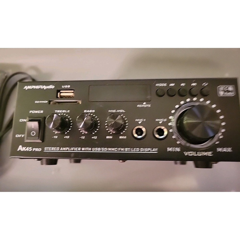 Stereo Receiver & Amplifier Home Audio Amp, AK45 Bluetooth Receiver for Home ...